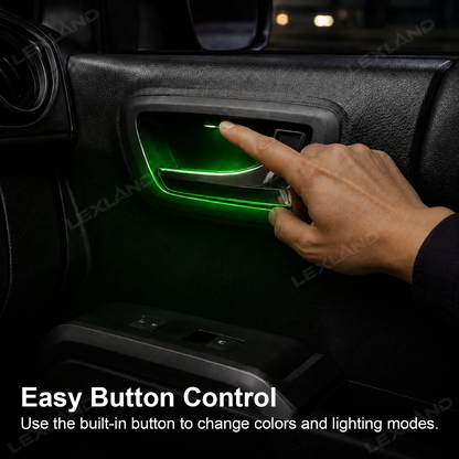 Tacoma 3rd Gen Door Bowl Lighting Multi-color Interior Ambient Light LED Door Handle Cup Lamps