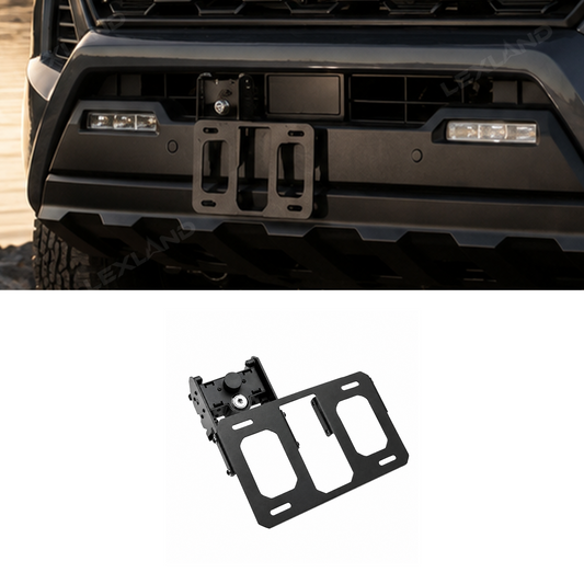 Tacoma Anti-Theft Front License Plate Mount Lockable Aluminum License Plate Holder for Toyota