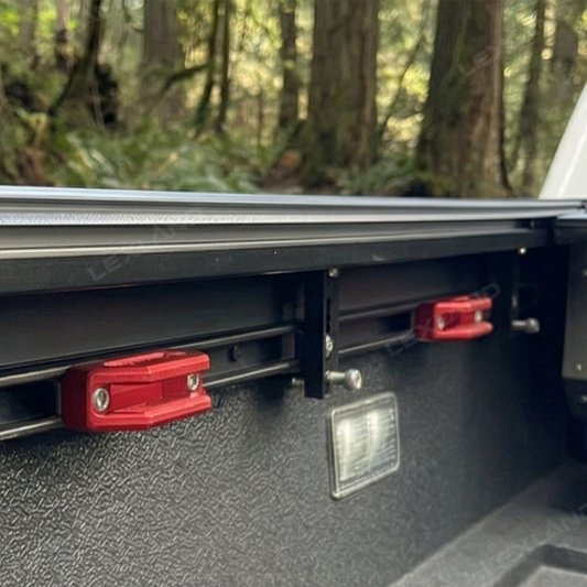 Tacoma Tie Down Anchors Aluminum Bed Rail Cleats for Toyota