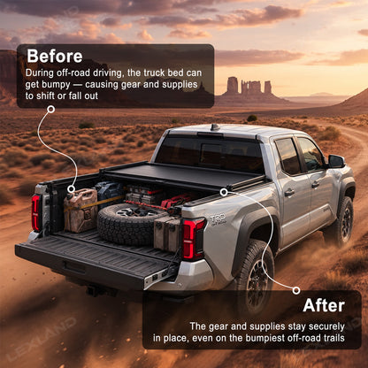 Tacoma Tri-fold Soft Folding Truck Bed Tonneau Cover for Toyota