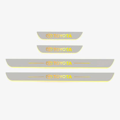 4Runner/Tacoma Illuminated Door Sill Plates RGB LED Door Sill Protectors Trim Covers for Toyota