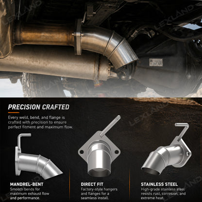 Tacoma Off-Road Trail Pipe Stainless Steel Exhaust for Toyota