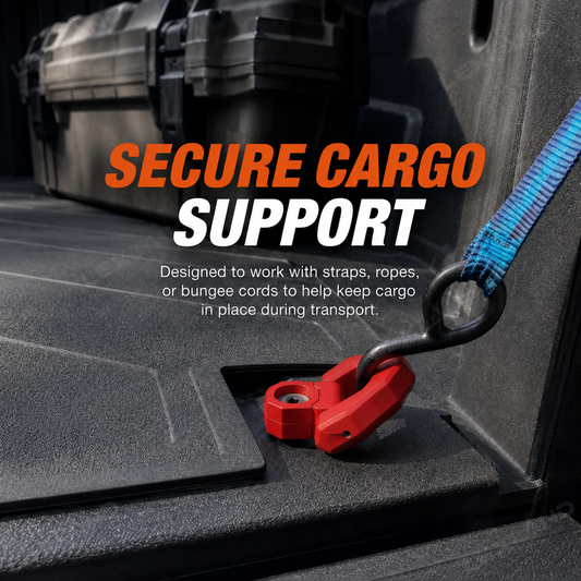 Tacoma/Tundra D-Rings Aluminum Alloy Truck Bed Tie-Down Anchors 2PCS for Toyota