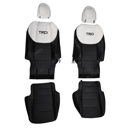Tundra TRD Style Seat Covers Front and Rear Interior Seat Protectors for Toyota