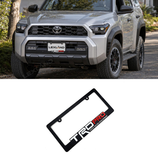 Tacoma/ 4Runner/ Tundra Front Rear License Plate Frame TRD Style License Plate Cover Holder