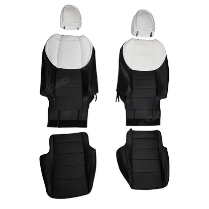 Tundra TRD Style Seat Covers Front and Rear Interior Seat Protectors for Toyota