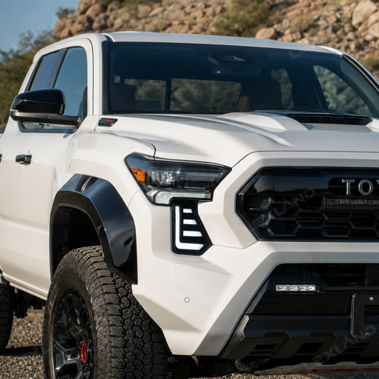 Tacoma Dual DRL Fang Lights Dynamic Daytime Running Lights with Sequential Turn Signals for Toyota