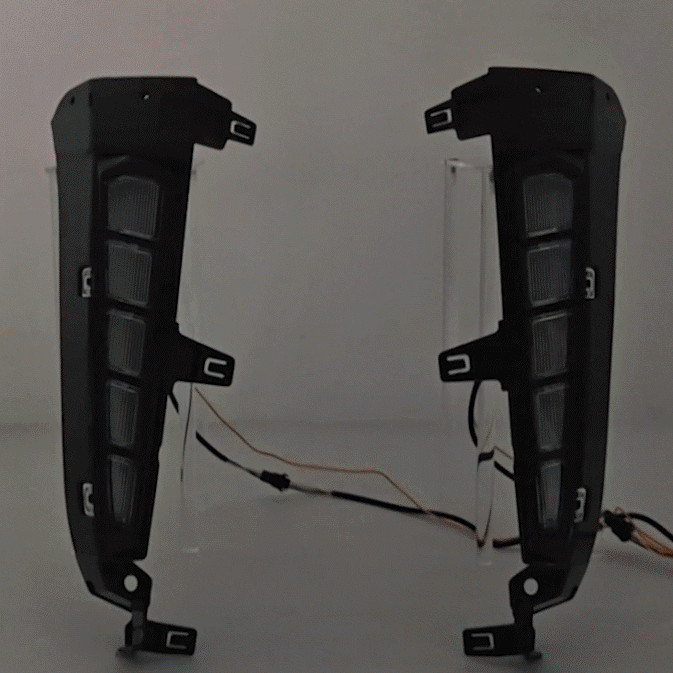 4Runner Fender Marker Lights Dual-Color LED Side Marker Lights for Toyota