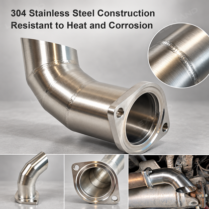 Tundra Trail Pipe High-Clearance Stainless Steel Exhaust for Toyota
