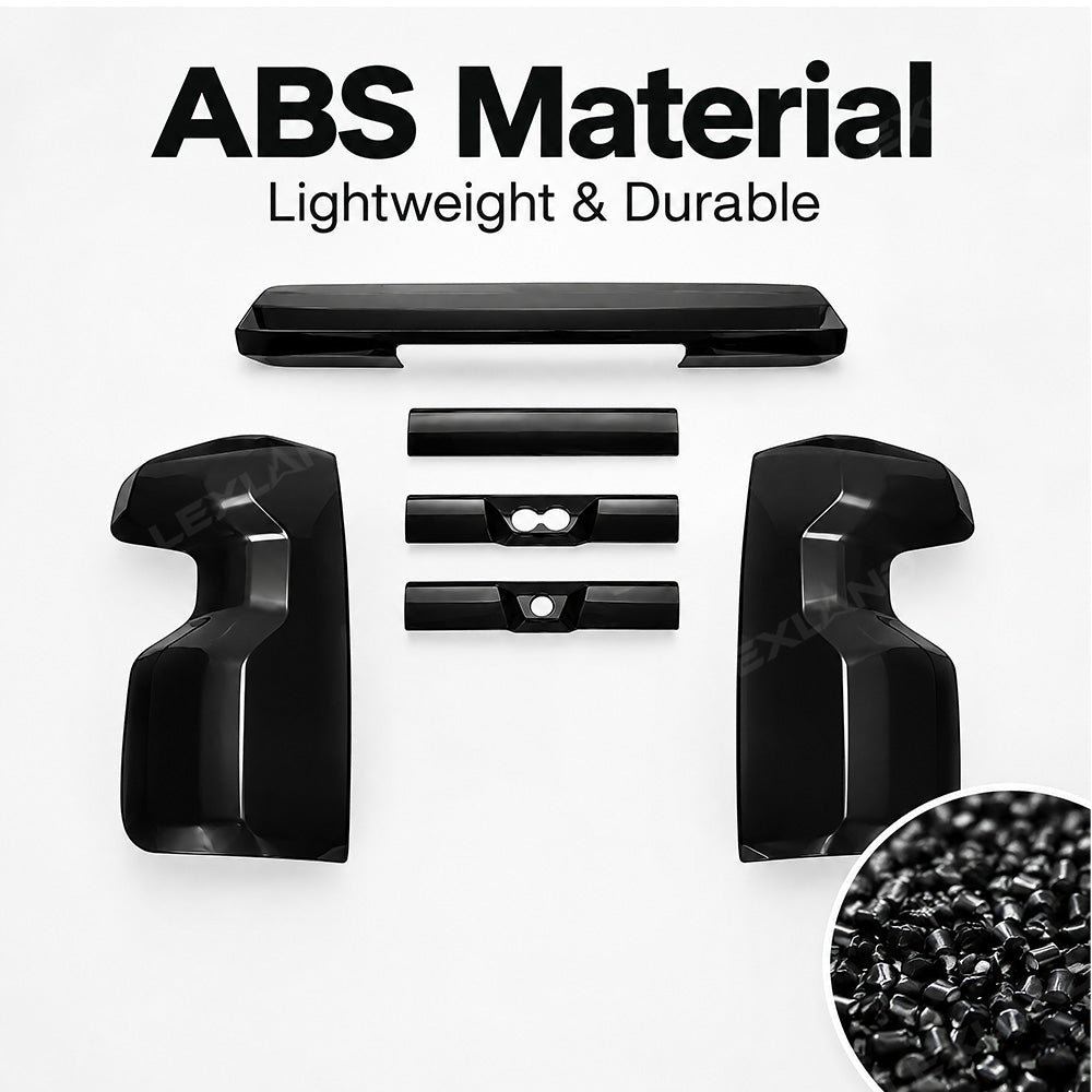 Silverado 1500 Smoked Third Brake Light Cover & Tail Light Covers Overlays Rear Lamp Protector