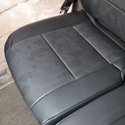 Camo Seat Covers for Ford F-150 Crew Cab XL/ XLT, Custom Interior Upgrade Seat Protection