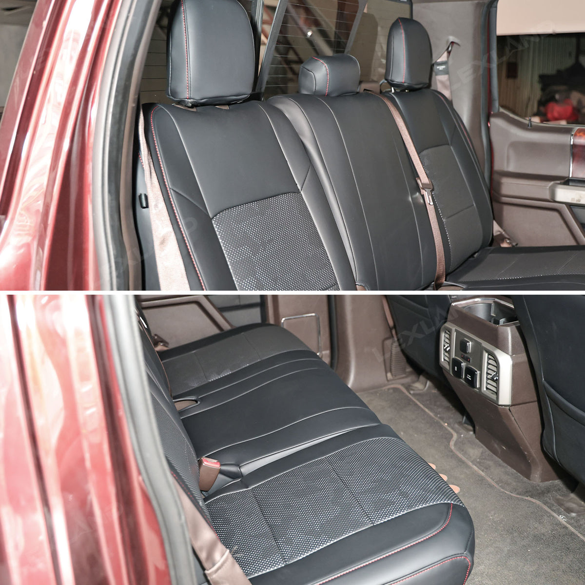 Camo Seat Covers for Ford F-150 Crew Cab XL/ XLT, Custom Interior Upgrade Seat Protection
