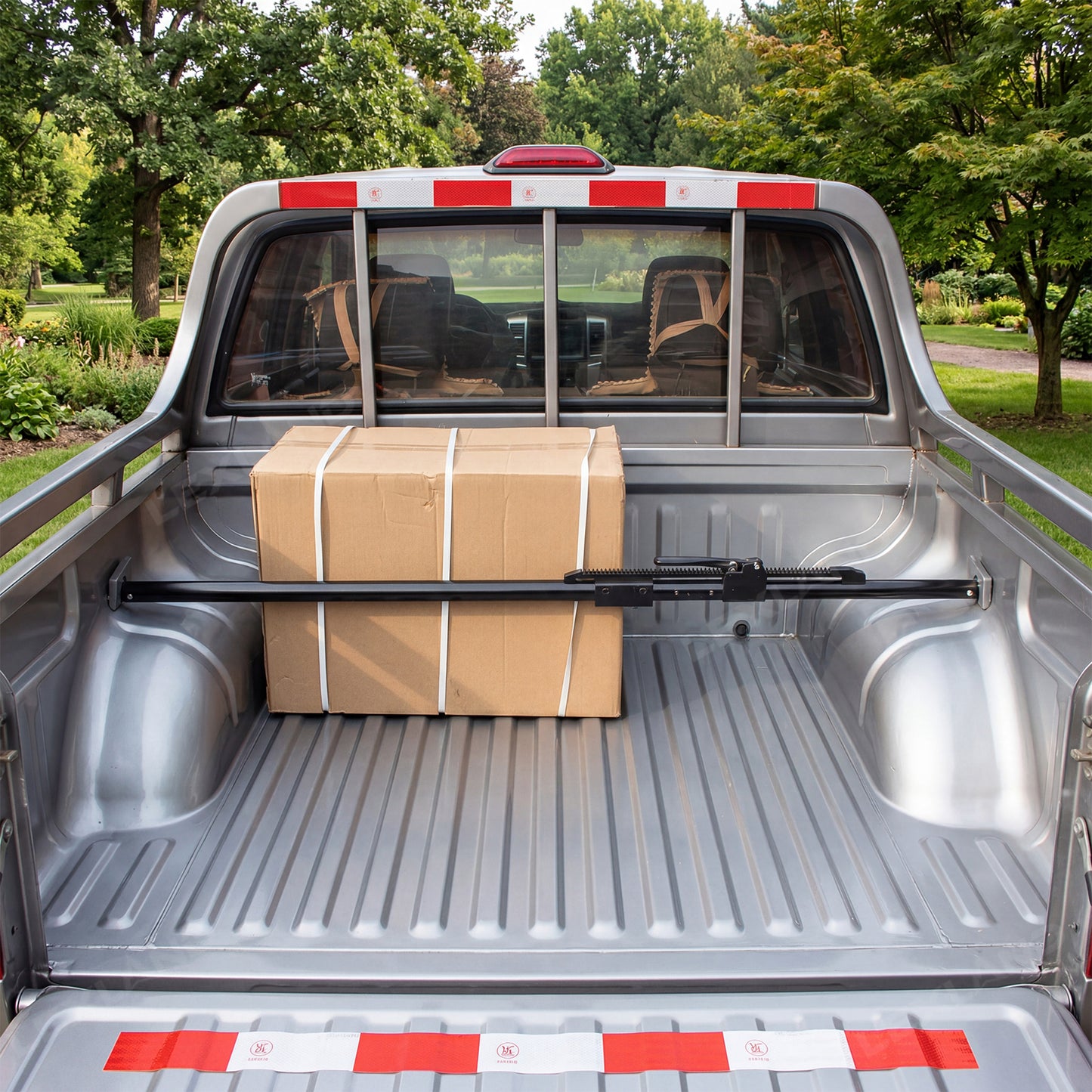 Tacoma/4Runner Cargo Stabilizer Bar Adjustable Truck Bed Load Stop Divider Bar for Toyota