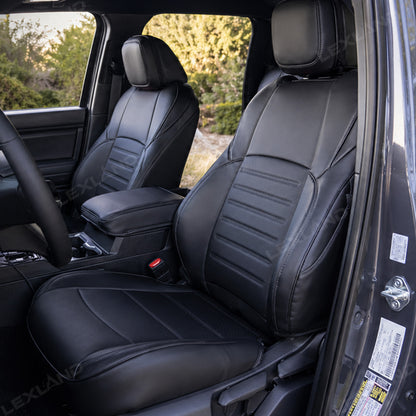 Tacoma /4Runner Seat Covers Full Coverage Embossed Seat Protector with TRD Letter Style for Toyota