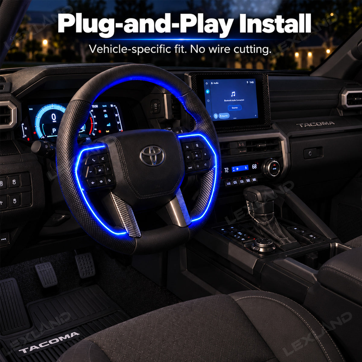 Tacoma/4Runner RGB Ambient Lighting Kit Color Changing Interior LED Light for Toyota