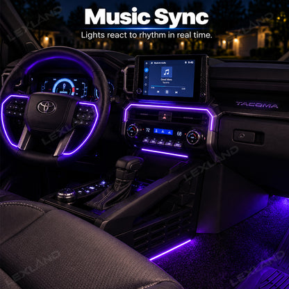Tacoma/4Runner RGB Ambient Lighting Kit Color Changing Interior LED Light for Toyota