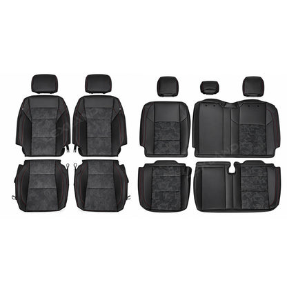 Camo Seat Covers for Ford F-150 Crew Cab XL/ XLT, Custom Interior Upgrade Seat Protection