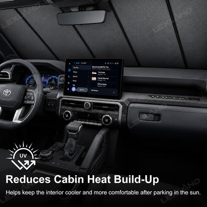 Tacoma/4Runner Electric Front Windshield Sun Shade Auto-Lift Power Sunshade for Toyota