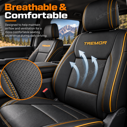 F-150 Crew Cab XL/XLT Seat Covers Custom-Fit Seat Protector Interior Seat Upgrade