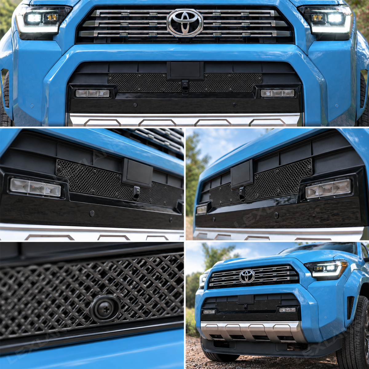4Runner Front Lower Grille Mesh Insect Bug Screen Grille Protector Radiator Guard 2PCS for Toyota