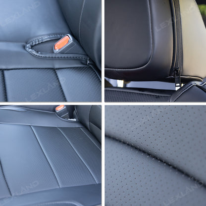 Tacoma /4Runner Seat Covers Full Coverage Embossed Seat Protector with TRD Letter Style for Toyota