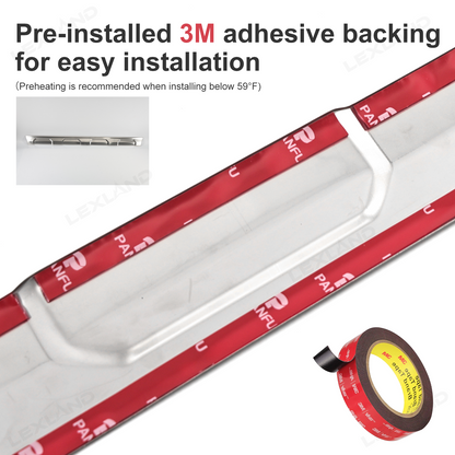 4runner Front Bumper Lower Valance Strip Stainless Steel Scratch Guard Protector - Silver Brushed Finish