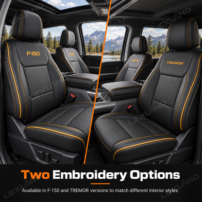 F-150 Crew Cab XL/XLT Seat Covers Custom-Fit Seat Protector Interior Seat Upgrade