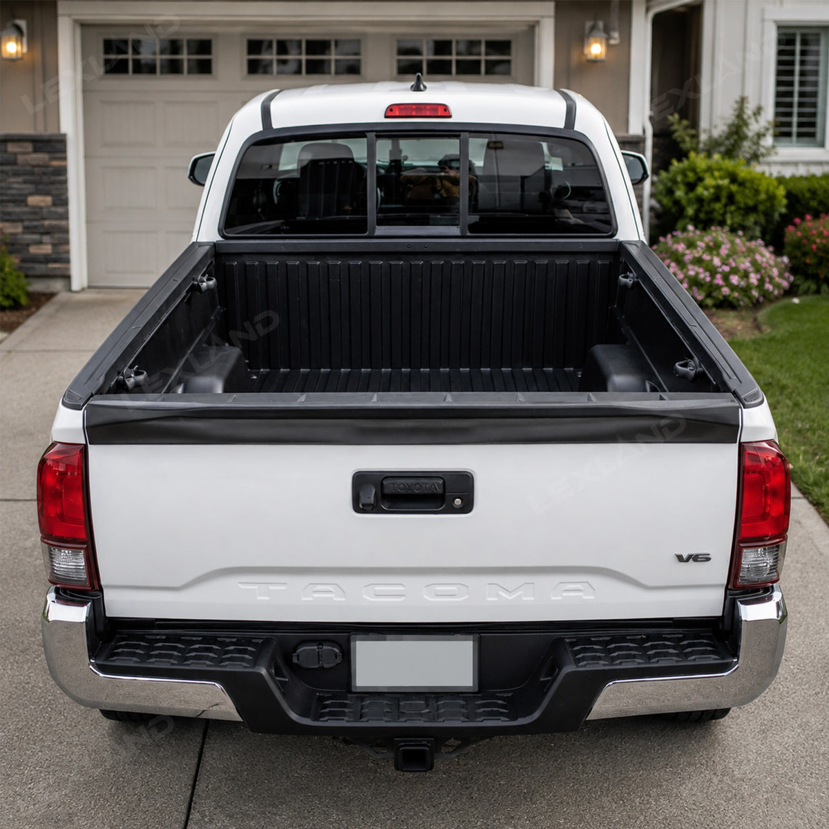 Tacoma Rear Tailgate Trunk Spoiler Wing ABS Rear Trunk Lid Wing for Toyota