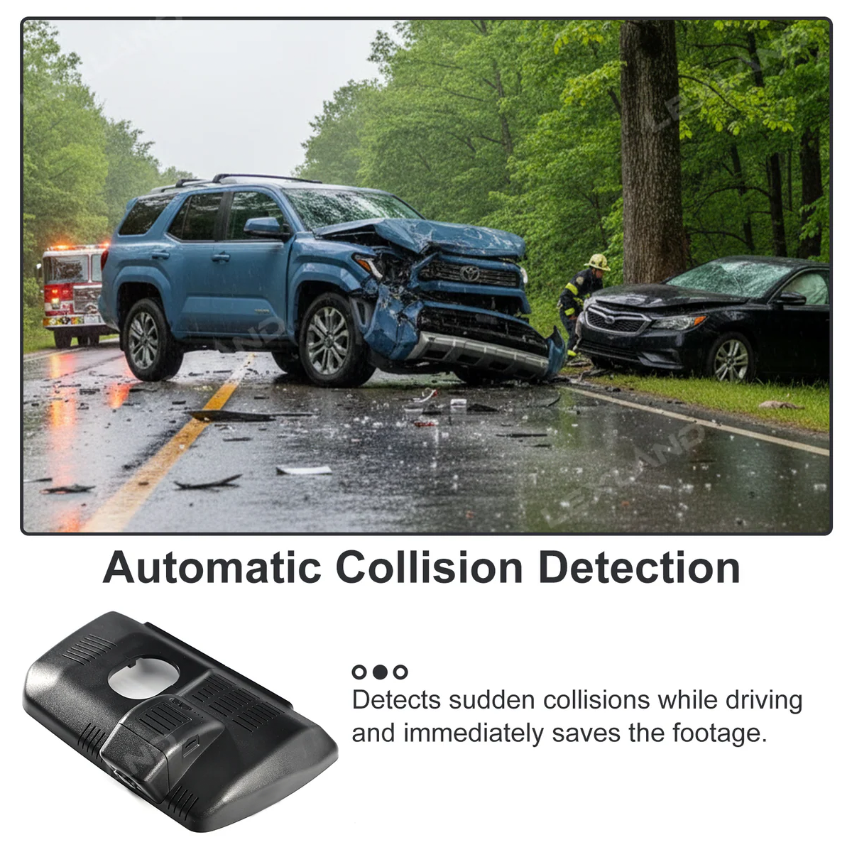 Tacoma /4Runner Dash Cam Custom-Fit 256GB Integrated Dashcam for Toyota