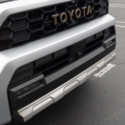 4runner Front Bumper Lower Valance Strip Stainless Steel Scratch Guard Protector - Silver Brushed Finish