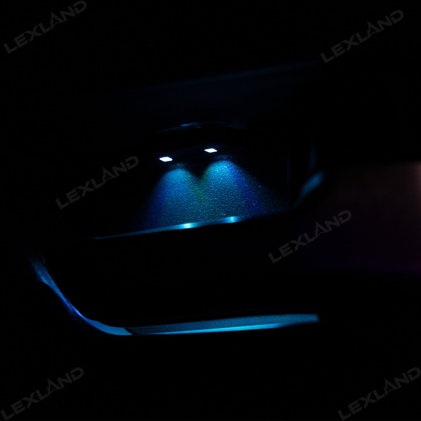 4Runner Door Ambient Lighting Kit Multi-color LED Door Handle Cup Lights 4PCS for Toyota