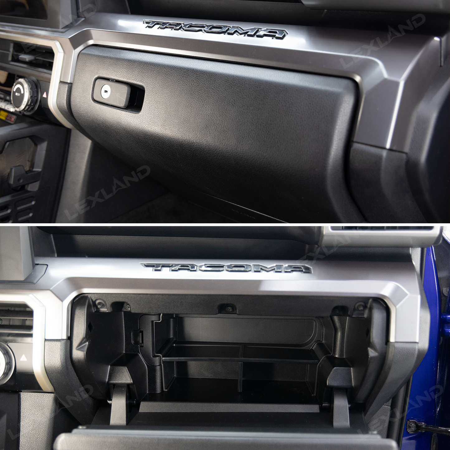 Tacoma Glove Box Organizer Insert Storage Divider Interior Accessories for Toyota