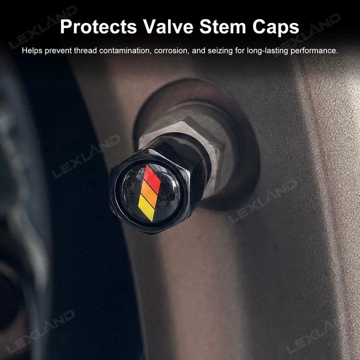 Tacoma/ 4Runner/ Tundra Tire Valve Stem Caps Cover Aluminum Alloy Dust Caps for Toyota