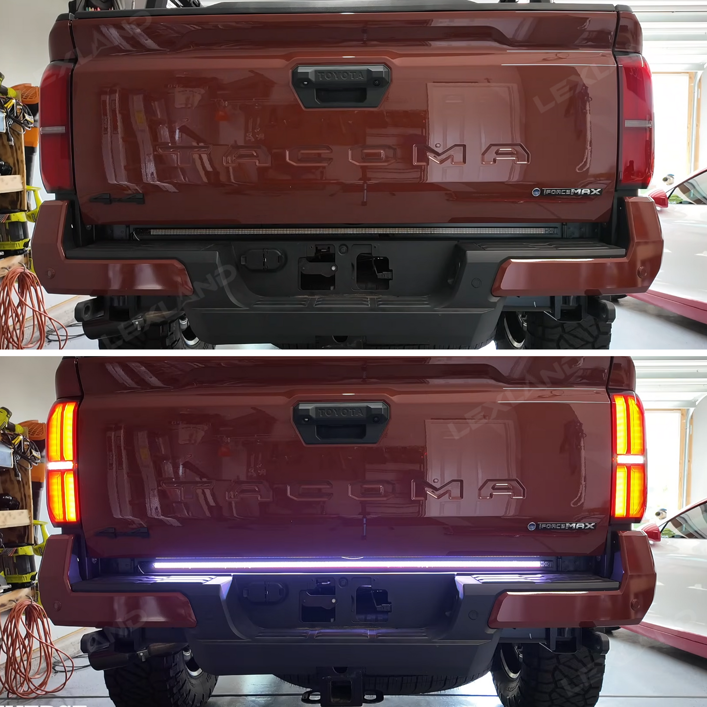 Tacoma/Tundra 48" LED Tailgate Light Bar with Reverse Light, Brake Light & Sequential Turn Signals