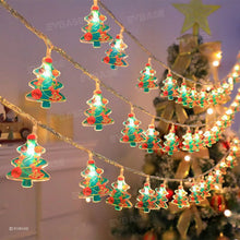 1PCS LEXLAND Christmas Lights LED String Lights Strip 118-inch With 20 Christmas Tree Shape Ornaments Xmas Decorations