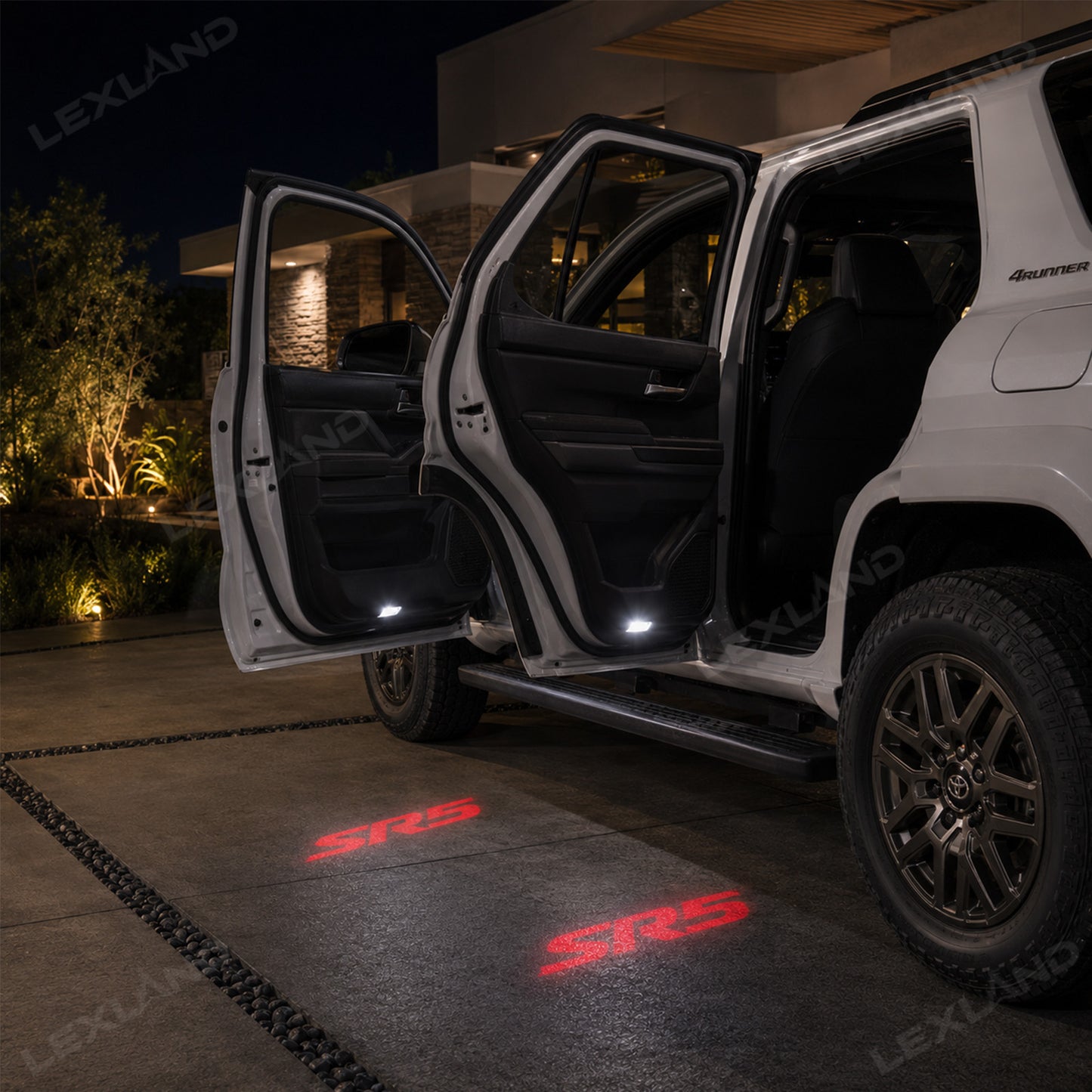 Tacoma/4Runner LED Puddle Lights Front Door Welcome Lights TRD Style Door Projector Lights 2PCS
