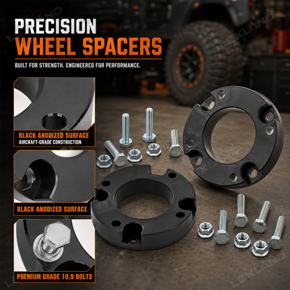 Tacoma Leveling Kit 1.5" Front Lift Spacer Kit Aluminum Alloy Strut Spacer 2PCS for Toyota