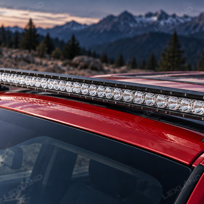 Tacoma Roof Combo Slim LED Work Light Bar 45-Inch Roof-Mounted Off-Road Driving Light for Toyota