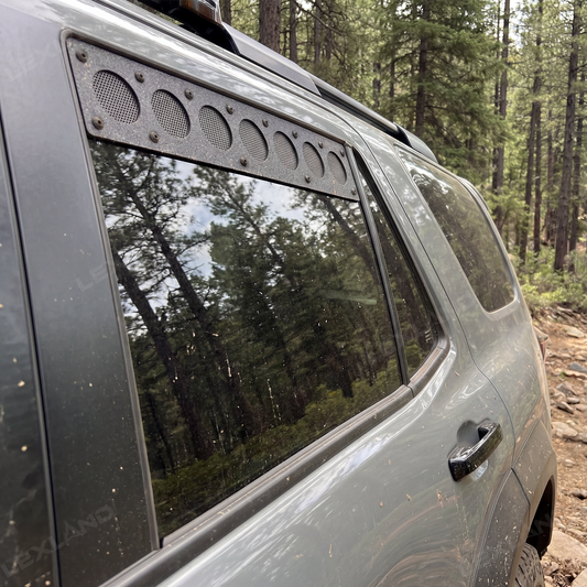 4Runner Side & Rear Window Vents Breathable Ventilation Bug Protection Privacy Shield for Toyota