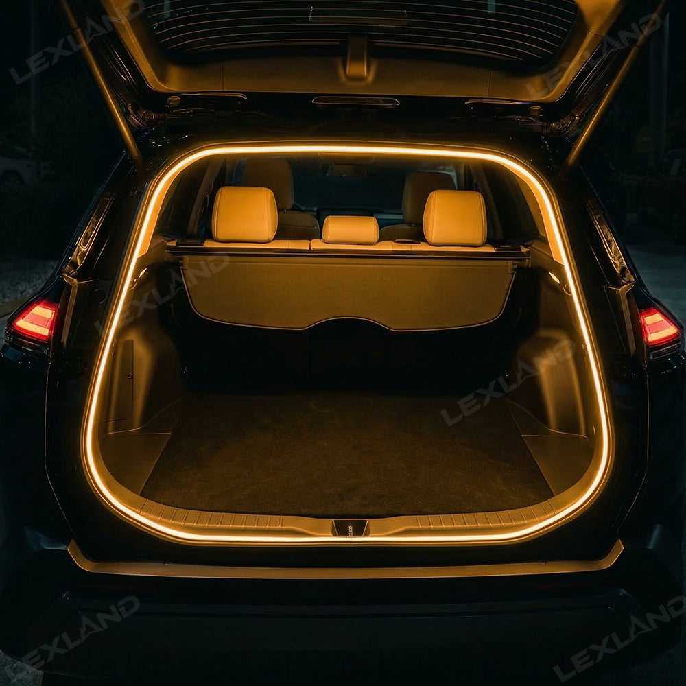 RAV4 Rear Trunk Ambient Lighting Kit LED Trunk Cargo Light Strip Interior Decoration Lights