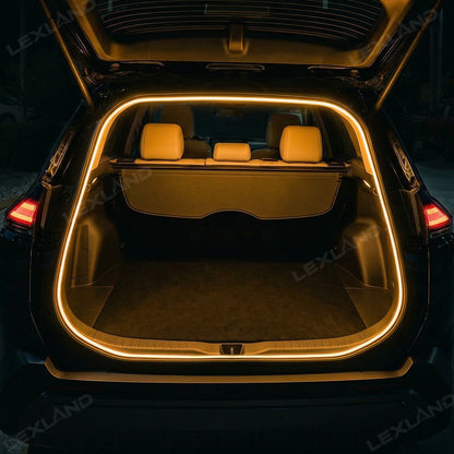 RAV4 Rear Trunk Ambient Lighting Kit LED Trunk Cargo Light Strip Interior Decoration Lights