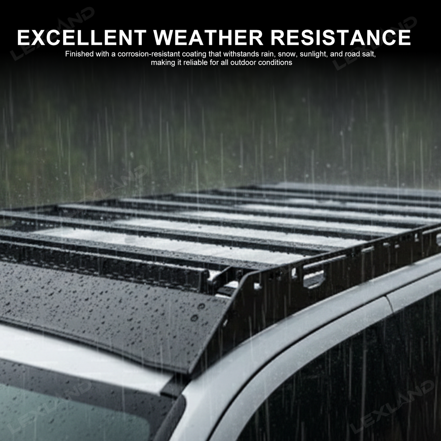 4Runner Roof Rack Crossbars Aluminum Rooftop Cargo Carrier Bars for Toyota