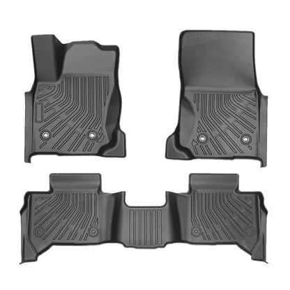 4Runner Floor Mats & Cargo Liner Seat Back Protector Set All-Weather TPE Interior