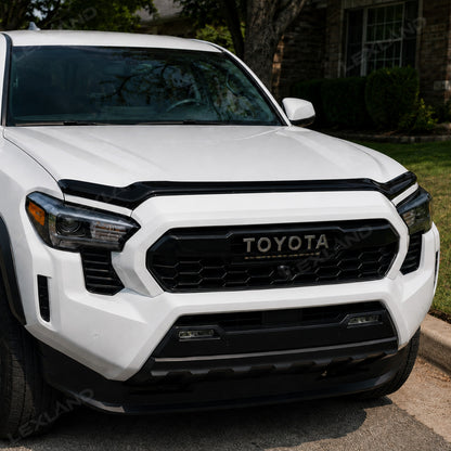 Tacoma Hood Deflector Split Design Hood Protector ABS Hood Shield for Toyota