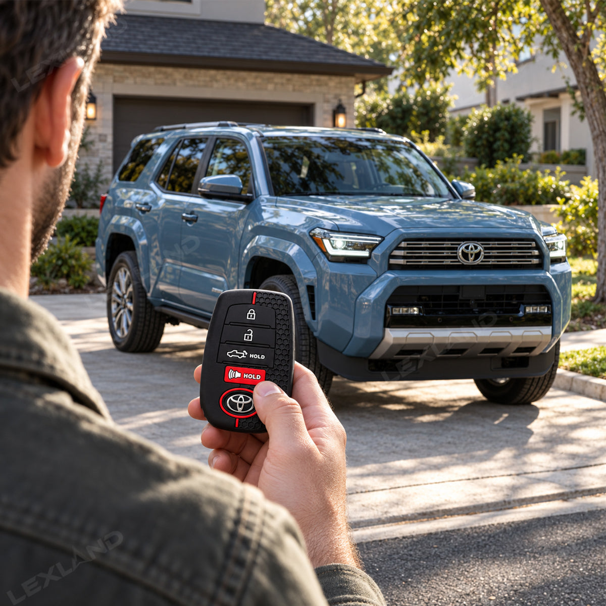 Tacoma/4Runner/Tundra Key Fob Cover Protective Silicone Key Fob Case 2.0 for Toyota