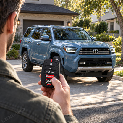 Tacoma/4Runner/Tundra Key Fob Cover Protective Silicone Key Fob Case 2.0 for Toyota