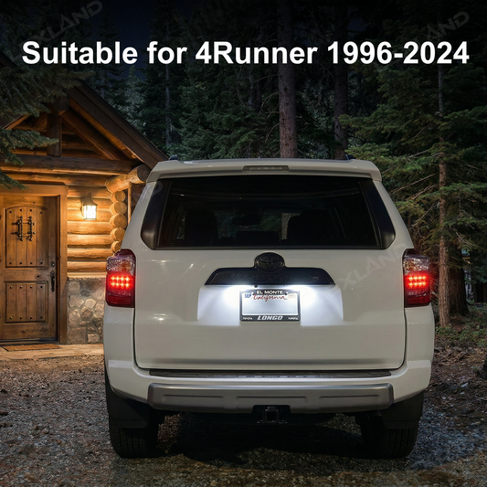 4Runner LED License Plate Light White License Plate Lamp for Toyota