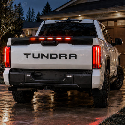 Tundra LED Tailgate Protector Tailgate Cap Rear Tailgate Guard Marker Lights for Toyota