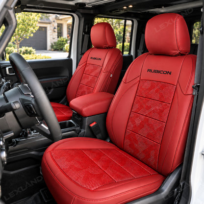 Wrangler Como Style Seat Covers 4-Door Seat Protector Without Rear Armrest Interior Seat Upholstery Upgrade
