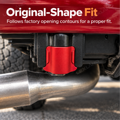 Tacoma Rear Bumper Hitch Crossmember End Caps 2PCS Clip-On Installation for Toyota